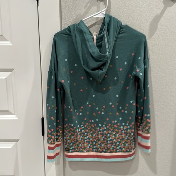 EUC Girls Matilda Jane Confetti Dot Hoodie Sweatshirt Size 14 Teen Tween Girls - Picture 7 of 7